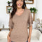 V-Neck Half Sleeve Blouse