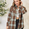 Plaid Dropped Shoulder Shirt