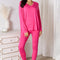 Basic Bae Full Size V-Neck Soft Rayon Long Sleeve Top and Pants Lounge Set