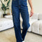 Judy Blue Full Size High Waist Straight Cargo Jeans