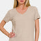 Zenana Ribbed Short Sleeve T-Shirt