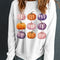 Pumpkin Graphic Long Sleeve Sweatshirt