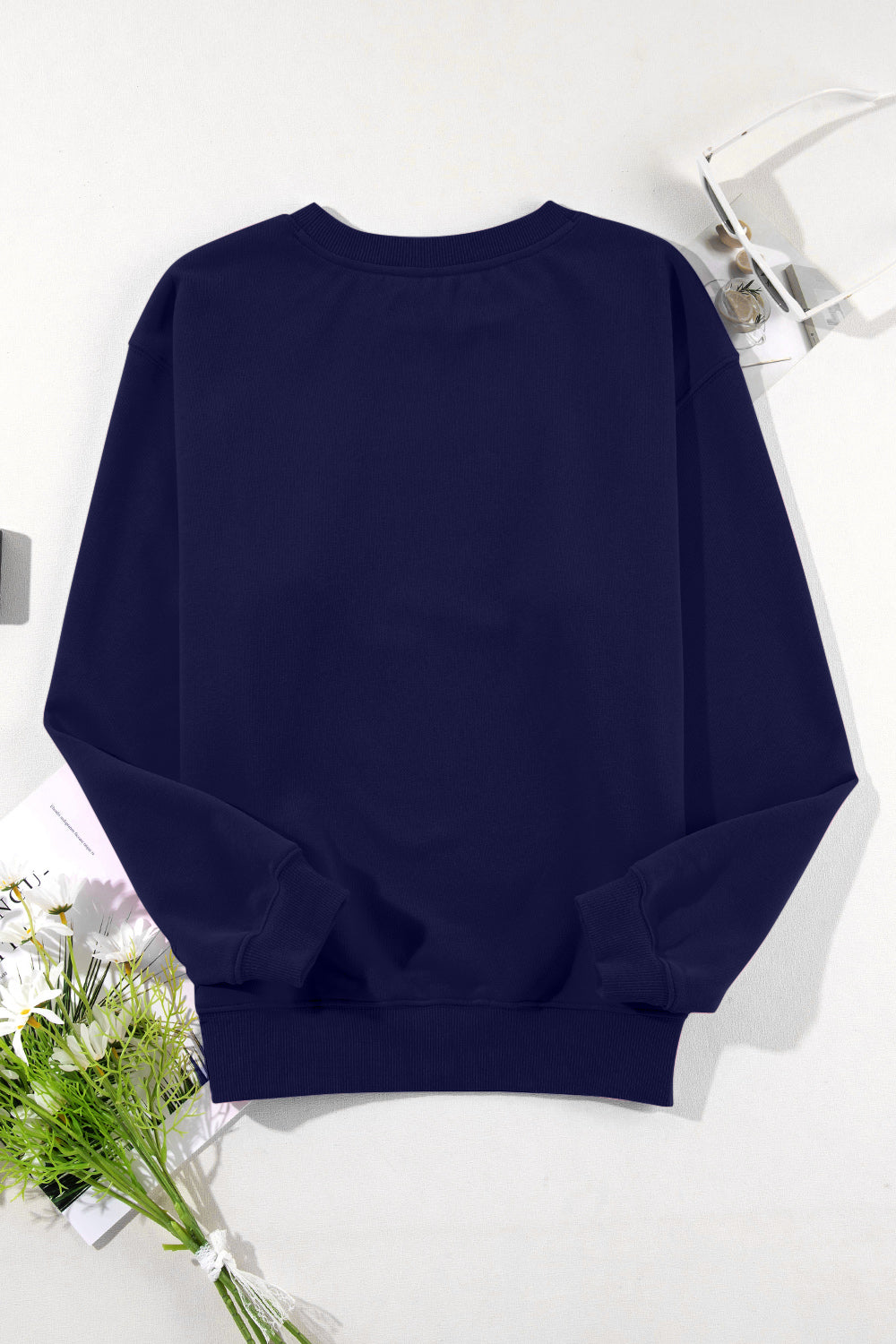 Round Neck Long Sleeve Sweatshirt