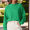 Round Neck Long Sleeve Sweatshirt