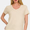 Zenana Ribbed Short Sleeve T-Shirt