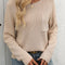 Mandy Round Neck Long Sleeve Sweater