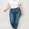 Judy Blue Full Size Cuffed Hem Low Waist Skinny Jeans