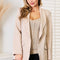 Shawl Collar Long Sleeve Blazer