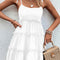 Frill Spaghetti Strap Tiered Dress