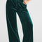 Drawstring Wide Leg Active Pants