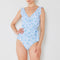 Marina West Swim Full Size Float Ruffle Faux Wrap One-Piece Swimsuit