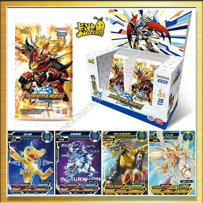 KAYOU Digimon Cards Adventure Legendary Edition Anime Game Peripheral Tyrannosaurus Rex SP UR Collection Card Kids Gift