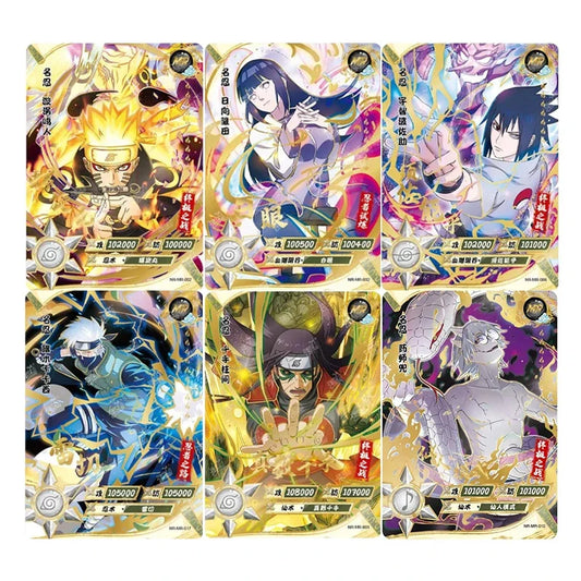 KAYOU Genuine Naruto MR Card Uzumaki Naruto Uchiha Sasuke Itachi Hyuga Hinata 01-37 Anime Collection Card toy Children Xmas Gift