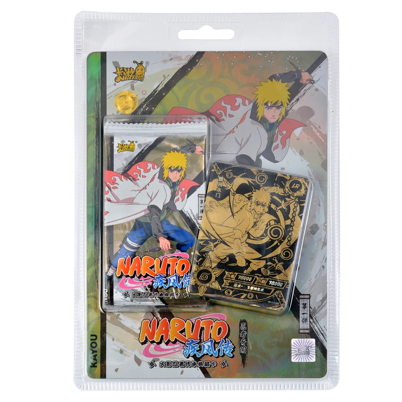 KAYOU Anime Original Naruto Cards Chapter Of The Array Box Added SE Ninja World Collection Cards Toy For Children Christmas Gift