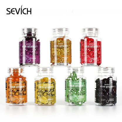 Sevich Mix Hair Vitamin Capsule Hair Treatment Oil Repair Damaged Smooth Hair Care Serum Nourishing Keratin Complex Oil