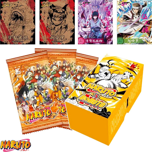 Naruto Cards Full Set Combination CP SSP Naruto Sasuke SP Tsunade Cartoon Anime Limited Flash Card Kids Birthday Gift Toy