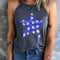 Sequin Star Grecian Neck Tank