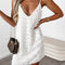 Fringe V-Neck Mini Cami Dress