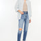 Kancan High Rise Distressed Mom Jeans