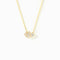 18K Gold-Plated 925 Sterling Silver Zircon Heart Necklace