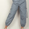 VERY J Elastic Waist Woven Cargo Pants