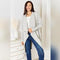 Women's Open Front Duster Cardigan with Pockets - Perfect for Fall