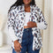 Double Take Leopard Long Sleeve Cardigan