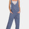 Zenana Pocketed Wide Strap Jumpsuit