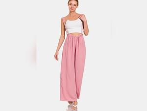 Zenana Pocketed Wide Strap Wide Leg Overalls Comfort Outfit