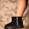 WILD DIVA Round Toe Platform Boots